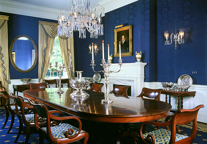Governors Mansion Dining Room During Richard Lamm Term